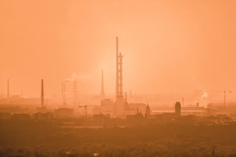 contaminacion del aire causada por plantas de carbon