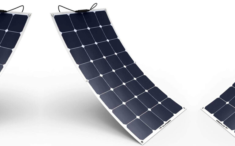 panel solar curvo plegable