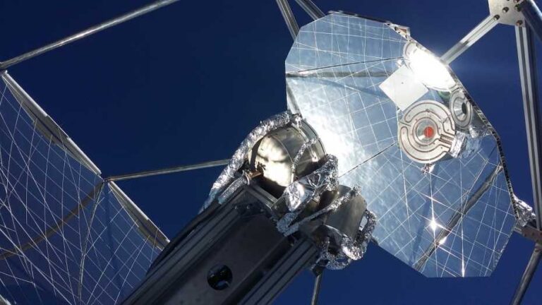 sistema que convierte aire y luz solar en combustible