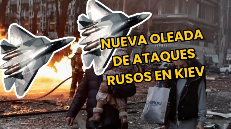 nueva oleada de ataques sobre kiev