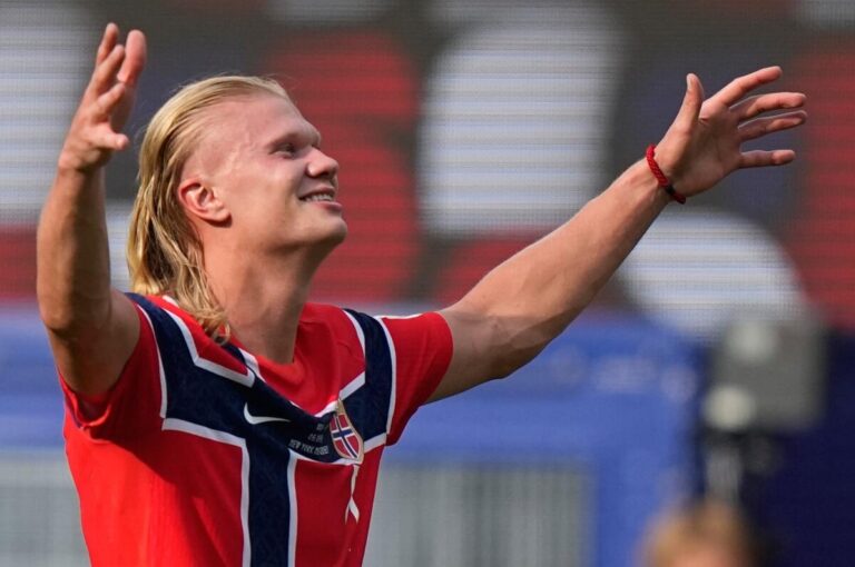 haaland habla del noruega brasil